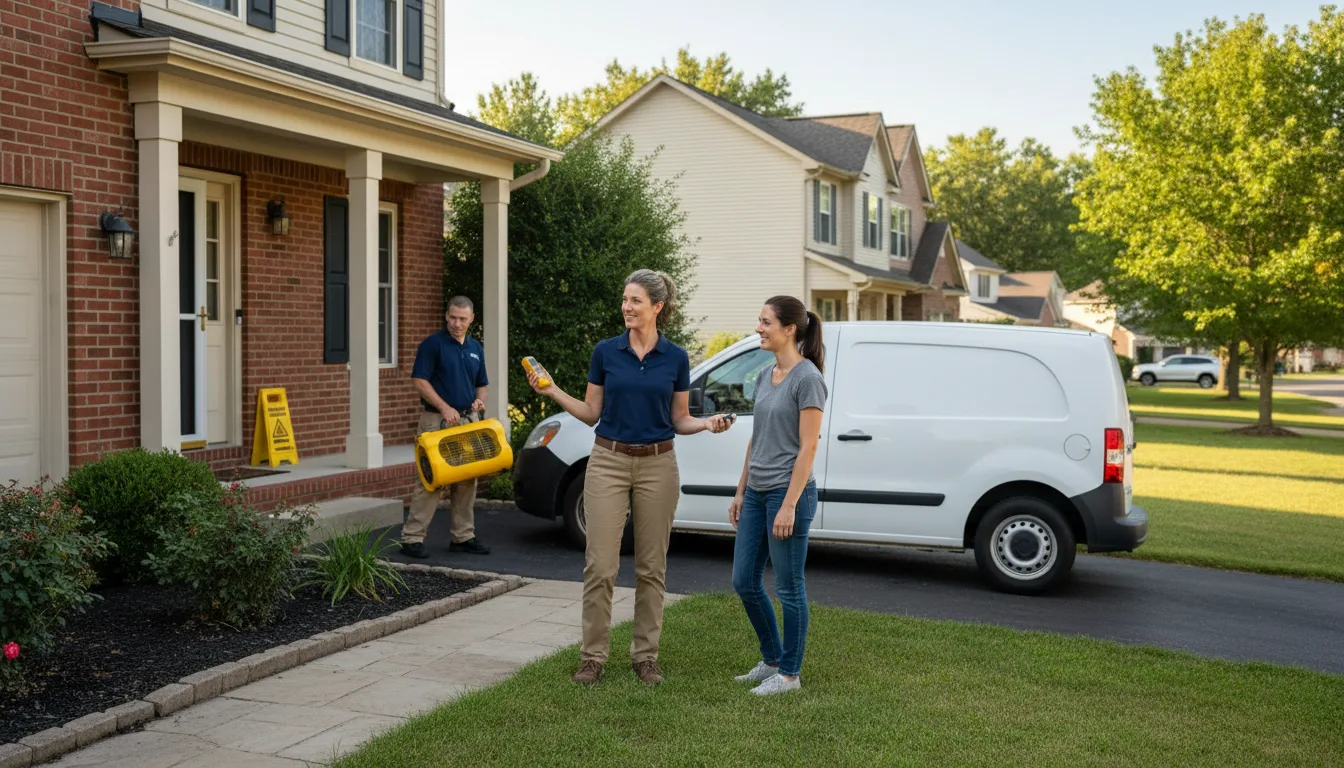 Residential water damage restoration in Sun Valley, AZ